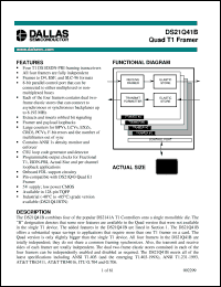 DS21Q41BT Datasheet