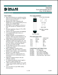 DS2406P/T&R Datasheet