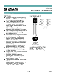 DS2506 Datasheet