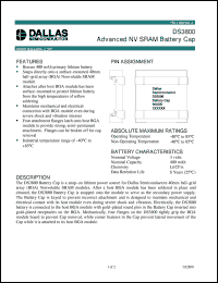 DS3800 Datasheet
