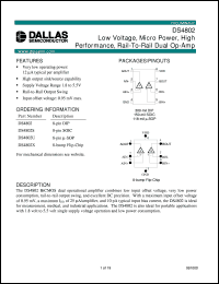 DS4802 Datasheet
