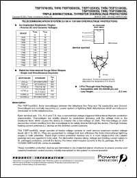 TISP7125F3SL Datasheet