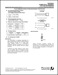 TISP4290F3D Datasheet