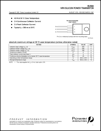 BUX85 Datasheet