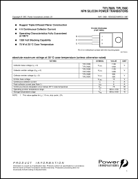 TIPL790A Datasheet