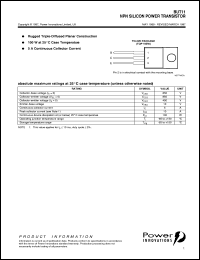 BUT11 Datasheet