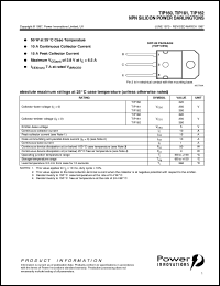 TIP161 Datasheet