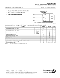BUV48 Datasheet