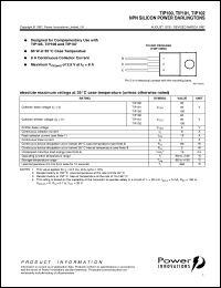 TIP102 Datasheet
