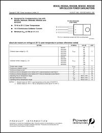 BDX33B Datasheet