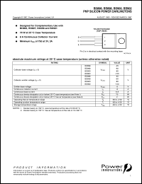 BD900 Datasheet