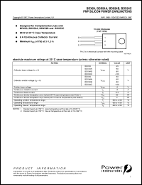 BDX54 Datasheet