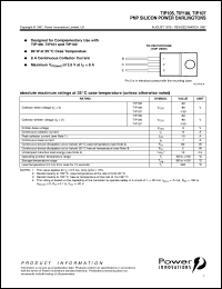 TIP105 Datasheet