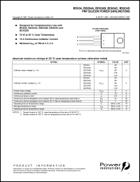 BDX34D Datasheet