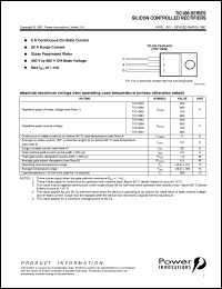TIC201D Datasheet