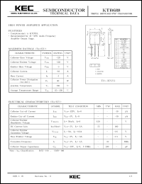 KTB688 Datasheet